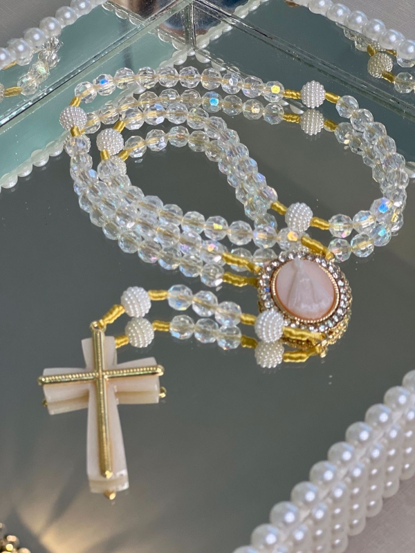 Terço Nossa Senhora Madre Pérola Taiti